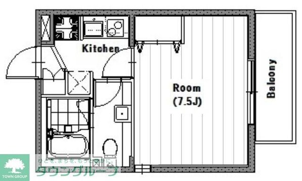 セルベコート野方の物件間取画像